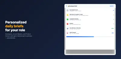 SyncUp - Sprint Intelligence for Jira for Atlassian — screenshot