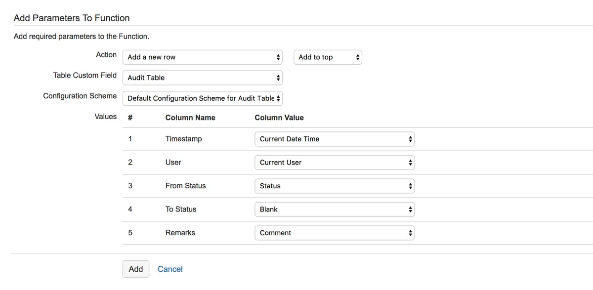 Table Custom Fields for Jira — screenshot from the Atlassian Marketplace listing