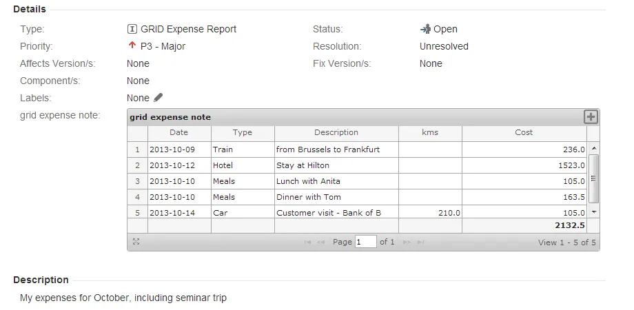 Table Grid Editor [Legacy Version] — screenshot from the Atlassian Marketplace listing