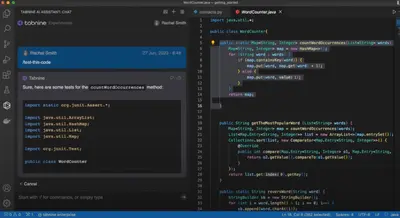 Tabnine for Bitbucket for Atlassian — screenshot