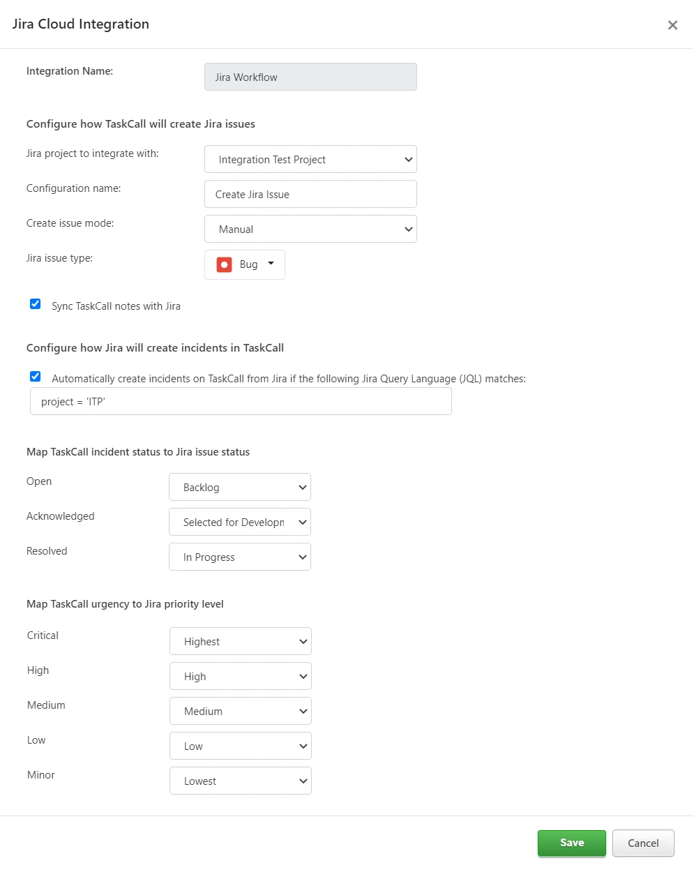TaskCall for Jira Cloud — screenshot from the Atlassian Marketplace listing