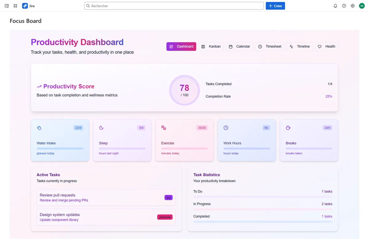 TaskFlow for Jira — screenshot from the Atlassian Marketplace listing