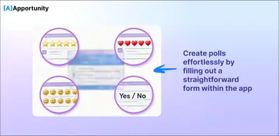 Team Voice (polls, votes, surveys) for Jira for Atlassian — screenshot