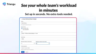 Team Workload Gadget for Atlassian — screenshot