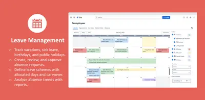 Teamployees - Vacation Tracker for Jira for Atlassian — screenshot