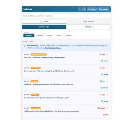 TechDesk for Jira Service Management for Atlassian — screenshot