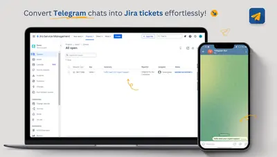 Telegram to Jira Connector for Atlassian — screenshot