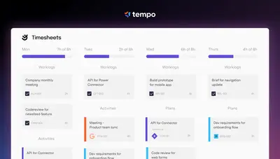 Tempo Core | Project Tracking for Jira for Atlassian — screenshot