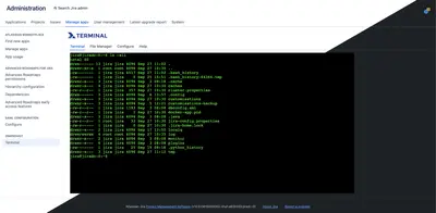 Terminal for Confluence for Atlassian — screenshot