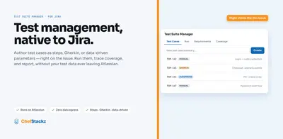 Test Suite Manager for Jira for Atlassian — screenshot