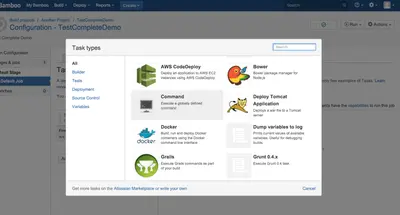 TestComplete for Bamboo for Atlassian — screenshot