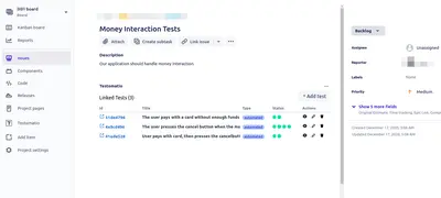 Testomatio for Atlassian — screenshot