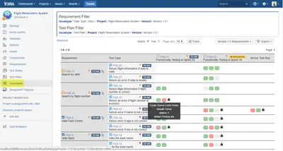 TestRay - Requirements and Test Management for Jira for Atlassian — screenshot