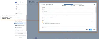 The Scheduler for Atlassian — screenshot