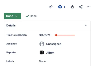 Time between dates for Jira Cloud for Atlassian — screenshot