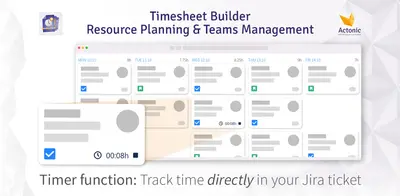 Timesheet Builder: Time Tracking & Worklog Reports for Jira for Atlassian — screenshot