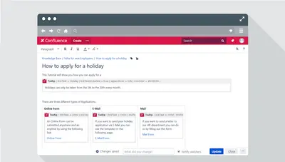 Tooltip for Confluence for Atlassian — screenshot