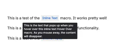Tooltip Genie for Confluence for Atlassian — screenshot