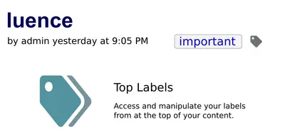 Top Labels for Atlassian — screenshot