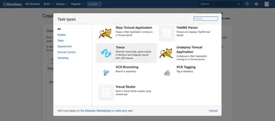 Tosca for Bamboo for Atlassian — screenshot