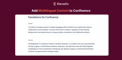 Translations for Confluence for Atlassian — screenshot