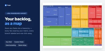 Treemap & Issue Hierarchy Charts for Jira Dashboards for Atlassian — screenshot