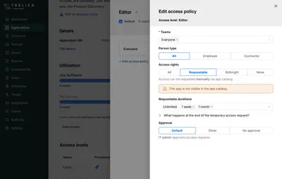 Trelica Access Requests for Atlassian — screenshot