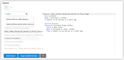 Tricentis qTest Scenario Integration for BDD for Atlassian — screenshot