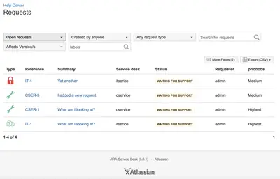 Ultimate Requests (for Jira Service Management) for Atlassian — screenshot
