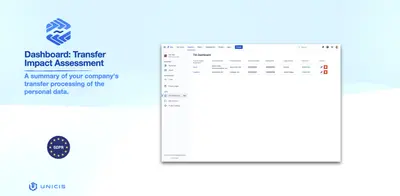 Unicis - Transfer Impact Assessment (TIA) for Jira for Atlassian — screenshot