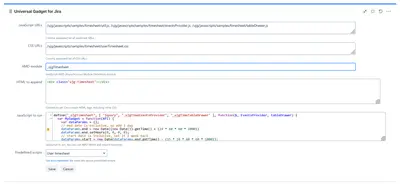 Universal Gadget for Jira for Atlassian — screenshot