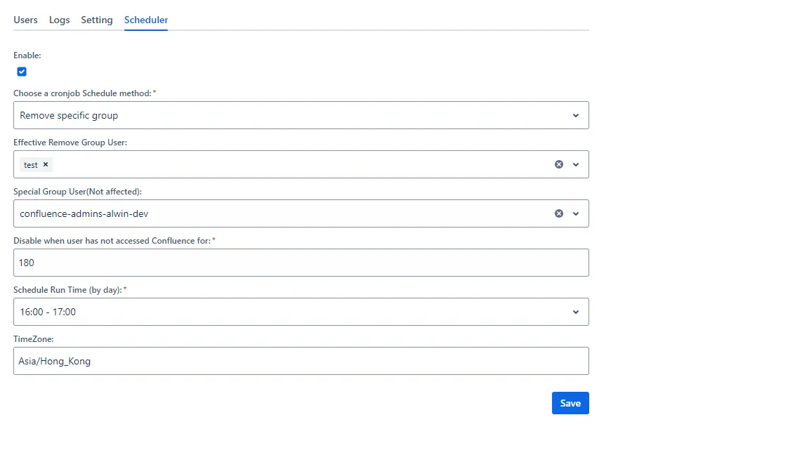 Uranus Automatically User Management for Confluence — screenshot from the Atlassian Marketplace listing