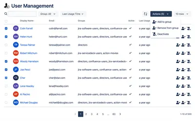 User Management by Toros for Atlassian — screenshot