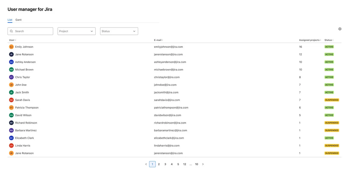 User Manager for Jira — screenshot from the Atlassian Marketplace listing