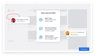 Usersnap #1 User Feedback Platform (Two-Way Integration) for Atlassian — screenshot