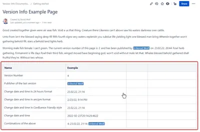 Version Info for Atlassian — screenshot