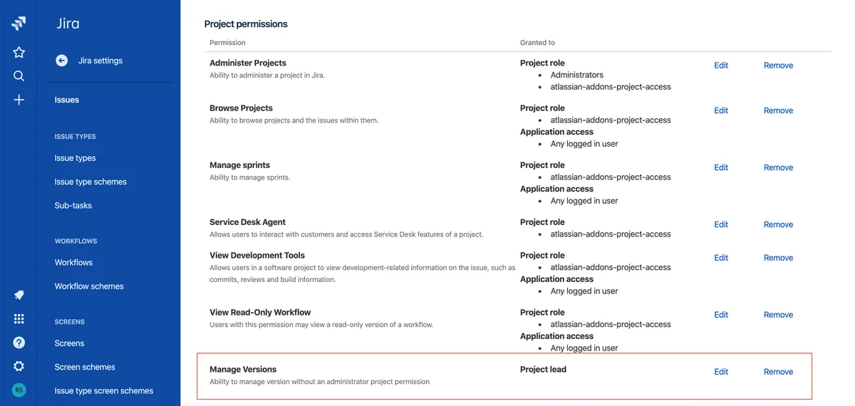 Version Manager Pro - Simplify Project Versioning — screenshot from the Atlassian Marketplace listing