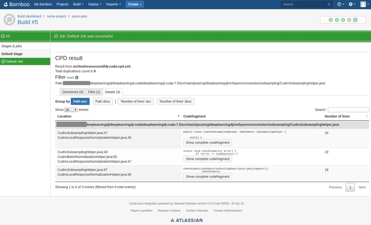 View CPD (copy/paste detector) — screenshot from the Atlassian Marketplace listing