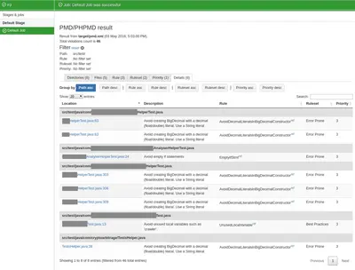 View PMD/PHPMD (mess detector) for Atlassian — screenshot