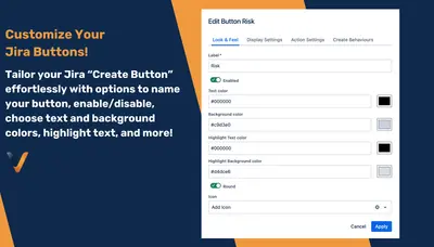 VIP.LEAN Create and Link - Buttons for Issue Templates for Atlassian — screenshot
