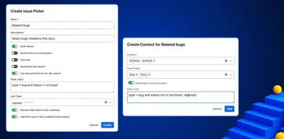 VIP.LEAN Issue Pickers - Unlimited Selections for Jira & JSM for Atlassian — screenshot