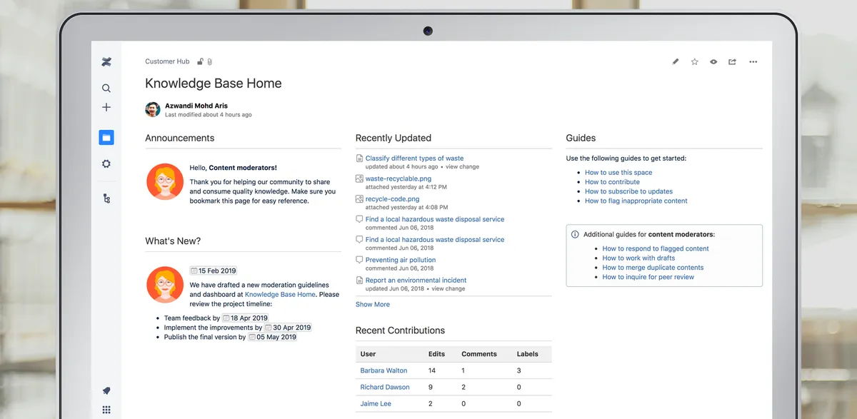 Visibility for Confluence — screenshot from the Atlassian Marketplace listing
