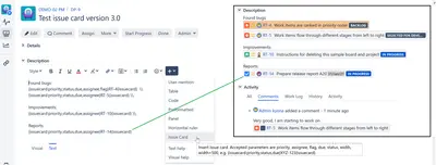 Visual Issue Card for Jira for Atlassian — screenshot