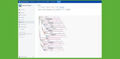 Visual Links - view & manage hierarchy for Atlassian — screenshot