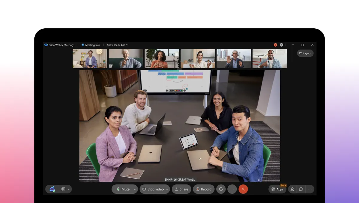 Webex — screenshot from the Atlassian Marketplace listing