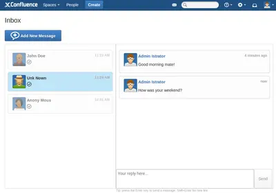 Wikistrat Internal Chat for Atlassian — screenshot