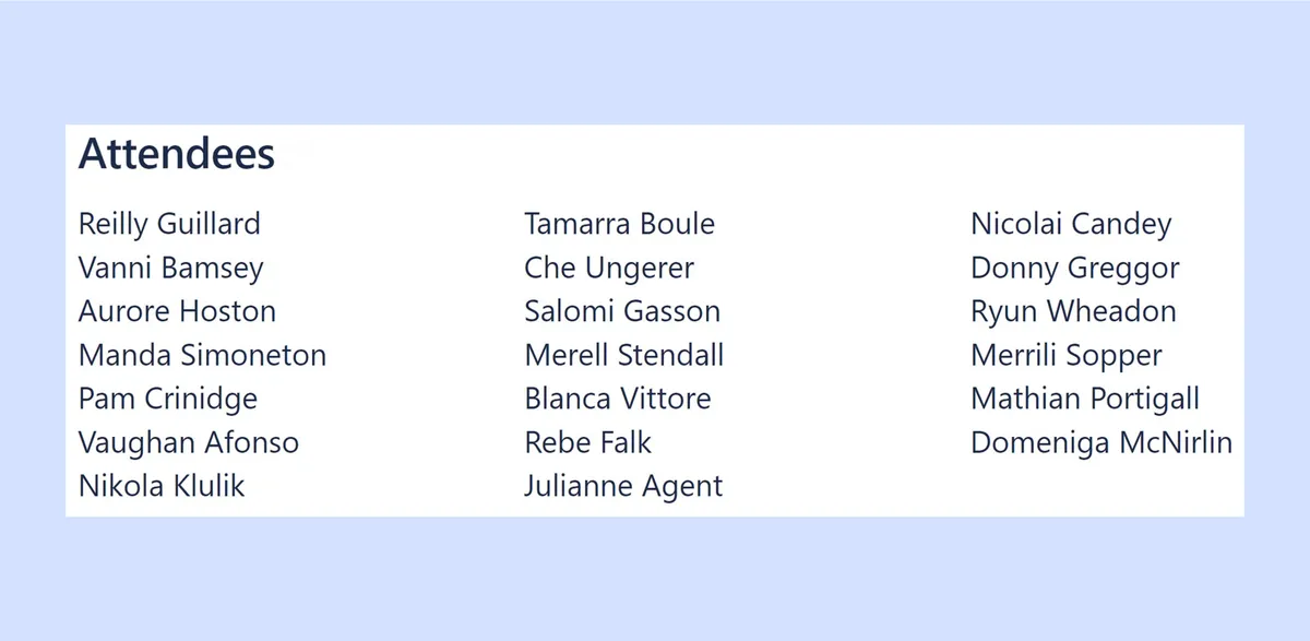 Word Processor Columns — screenshot from the Atlassian Marketplace listing