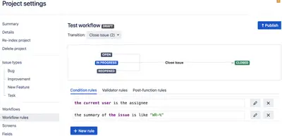 Workflow Rules Pro for Atlassian — screenshot