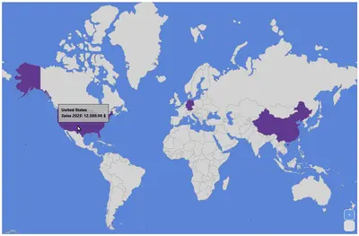 World Map Highlights for Confluence for Atlassian — screenshot