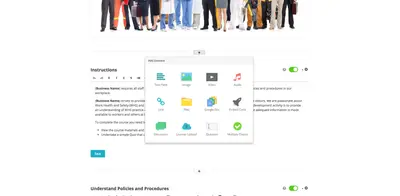 Wyzed LMS for Confluence for Atlassian — screenshot